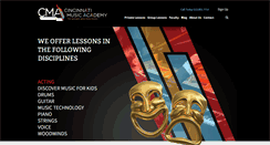 Desktop Screenshot of cincinnatimusicacademy.com